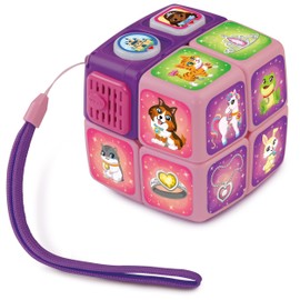 VTech Twist & Learn Princess-Würfel – Interaktiver Lernwürfel mit spannendem Wissen zu Haustieren und Styling – Für Kinder von 4-8 Jahren