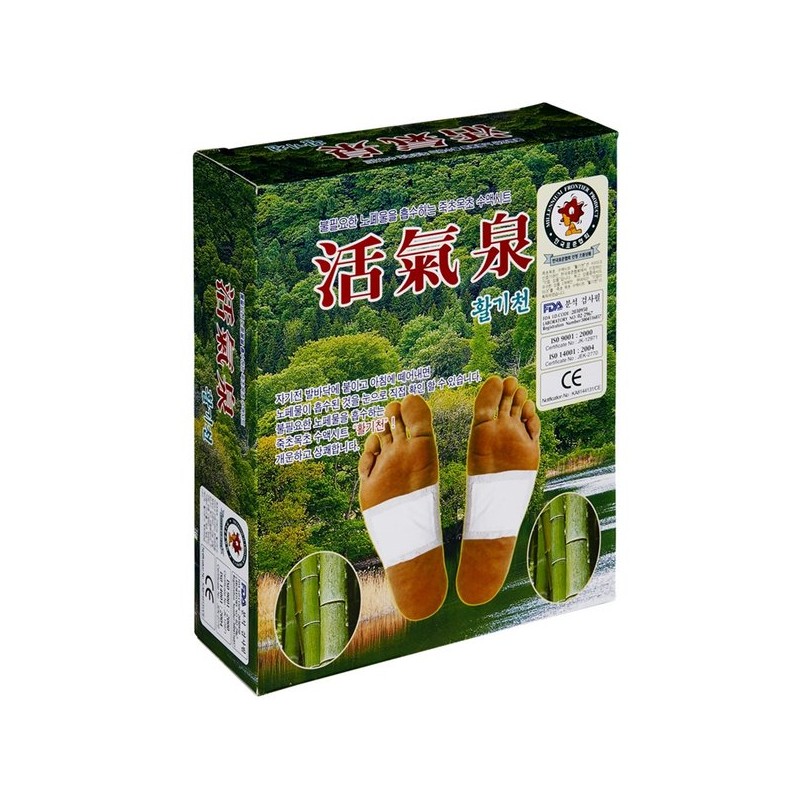 HwalgiCheon 발바닥패치 죽초목초 수액시트 활기천 2상자-60매/ 힐링!꿀잠! 발패치 Foot Patch