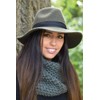 styleBREAKER 01018157 Unisex Knitted Loop Scarf Coarse Knitted Plain Knitted