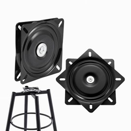 ANTFEES Heavy Duty Bar Stool Swivel Replacement for Recliner Chair, 2 PCS Seat Swivel Base Barstools Swivel Mount Plate, Ball Bearing Swivel Boat Seat, 6 inch