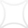 Ekena Millwork 47 1/4"W x 47 1/4"H x 3/8"T Large