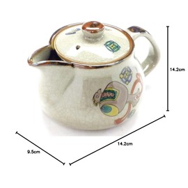 九谷焼 [Versatile 急須] Large 宝尽kusi Back [Picture]