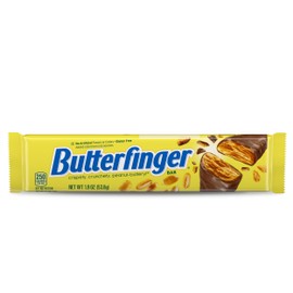 Butterfinger Full Size Candy Bar, 36 Count, Crispety Crunchety Peanut-Buttery On-The-Go Sweet Treat, 1.9 oz Each