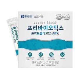 Chong Kun Dang Prebiotics Fructooligosaccharide FOS 5g x 30 packets / 종근당 프리바이오틱스 프락토올리고당 FOS 5g x 30포
