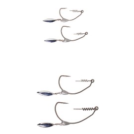 Savage Gear Weedless EWG Hooks - Offset Hooks, Size/Weight/Package Contents: Size 4/0 / 2g / Pack of 3
