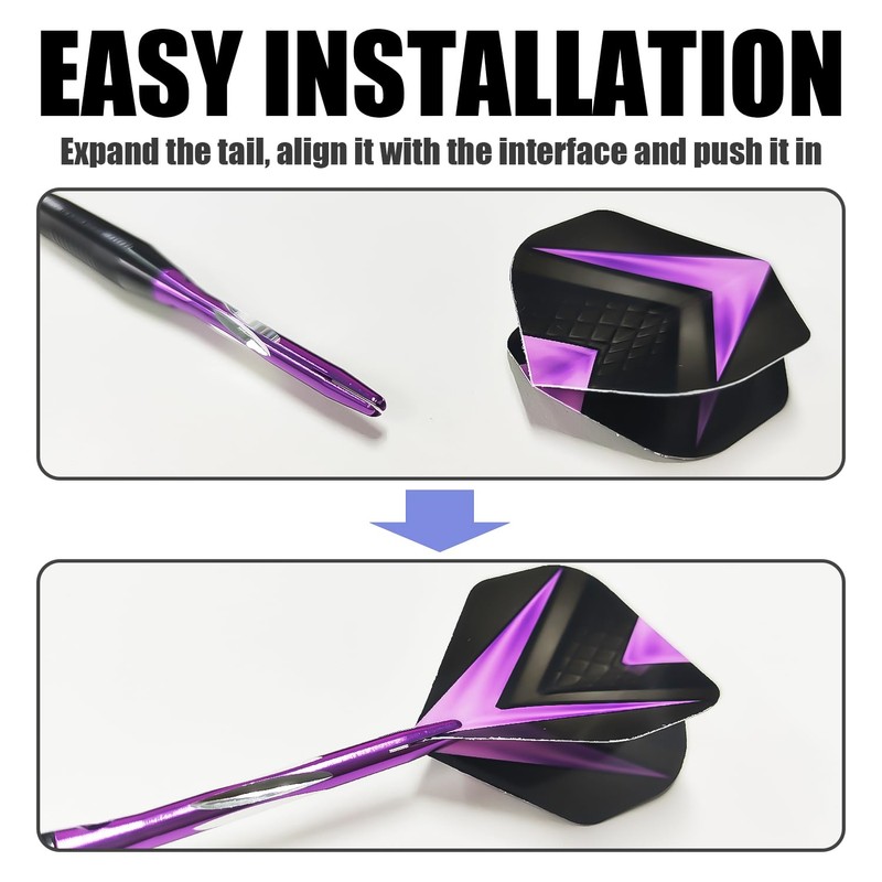 MAXQUU 1 Set of Darts with Plastic Tips, Soft Dart