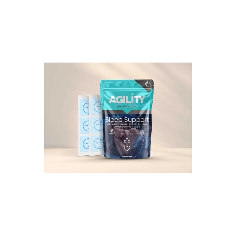 Agility Health 1 Month Sleep Support Patches. High Strength Lavender