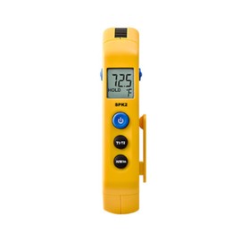 Fieldpiece SPK2 Folding Pocket in-Duct Thermometer with MAX/MIN Hold and Stainless Steel Probe