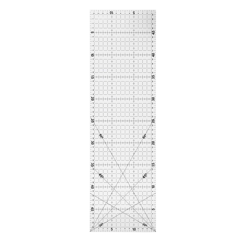 2Pcs Quilting Ruler MultiFunction Sewing Drawing Drafting Crafts Scale Measuring