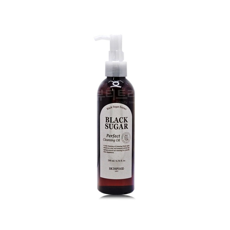 Skinfood Black Sugar Perfect Cleansing Oil 200ml / 스킨푸드 블랙슈가