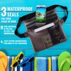 AiRunTech Waterproof Pouch with Waist Strap (2 Pack) | Beach