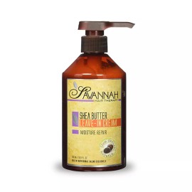 Savannah Hair Therapy Shea Butter Leave-In Cream  & Treatment Masque Pack of 2
