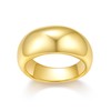 MINDDHA 14K Gold Plated Chunky Dome Ring |Puffy Dome Stackable