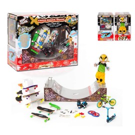 Grip & Tricks Mini Pro Skate Park X-TREM Rider Shop Set