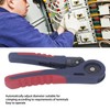 Ferrule Crimping Plier Self Adjustable Ergonomic Ratchet Wire Shrinkage Hand