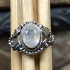 Natural Moonstone 925 Solid Sterling Silver Engagement Ring Size 6