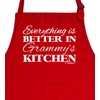 ThisWear Everything is Better in Grammy's Kitchen Funny Apron Cooking