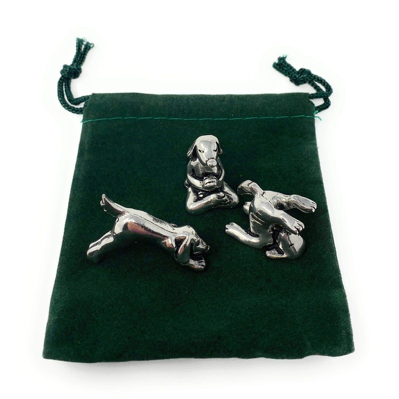 Basic Spirit Yoga Dogs - Dogs in Yoga Poses Pewter