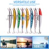 Wjelet 8 Pack Sea Fishing Lures, Pike Lures, Bass Lures