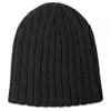 CASPAR Mens Rib Knit Beanie Hat - many colours -