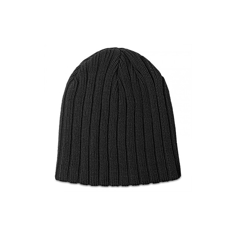 CASPAR Mens Rib Knit Beanie Hat - many colours -