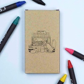Azeeda 'Ghost Market Stall' Coloured Crayon Set (CY00033863)