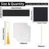 Gyufise 24Pcs 2026 Graduation Cap Cupcake Toppers with Gold Tassel