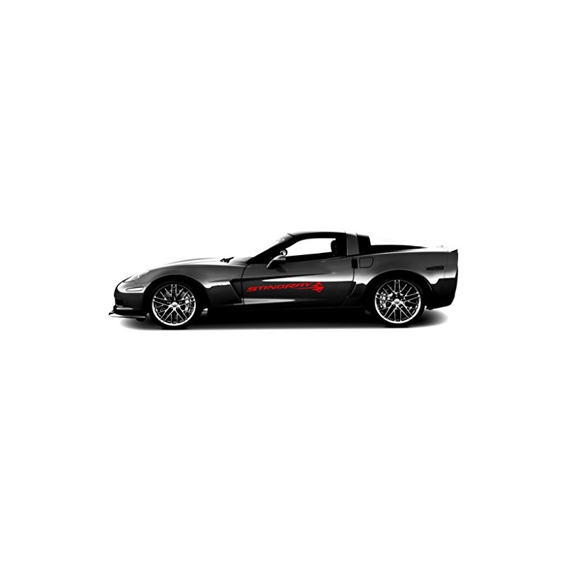 Stingray Door Decal Vinyl Racing Graphics 37.5" (Fits Chevy Corvette
