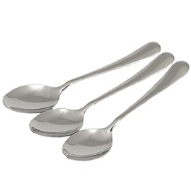 Chef Craft Heavy Duty Tablespoon Set, 7.5 inches in Length 3 Piece Set, Stainless Steel