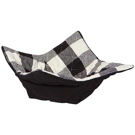 Now Designs Quilted Bowl Cozy, Black Buffalo Check W9 x L9 x H2in