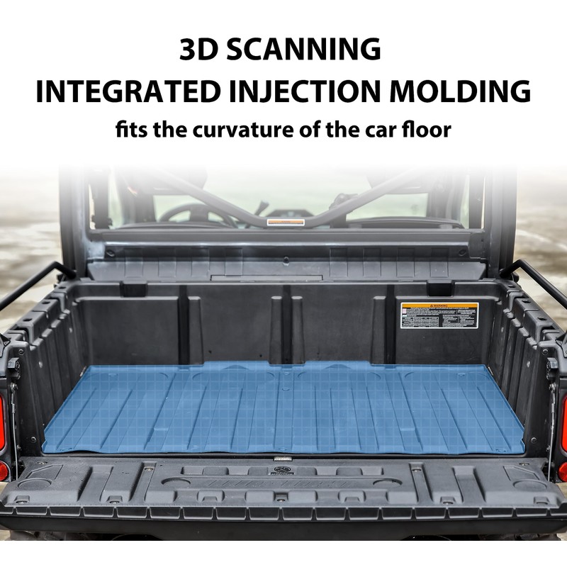 SAUTVS TPE Cargo Bed Mat Liner for Can Am Defender,
