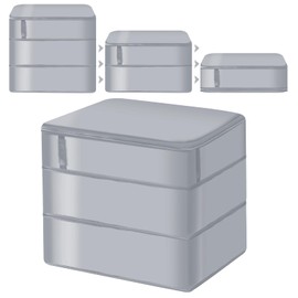 Bolsa de almacenamiento de edredón, bolsas organizadoras de compresión ultra ahorro de espacio con asa, para mantas, almohadas, ropa de cama, edredones, sábanas y ropa de invierno (gris, XL, 21.4 x