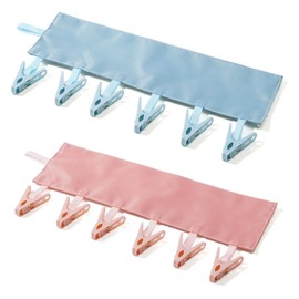 Pinch Hangers, 2 Pack Folding Hangers, Foldable, Travel Hanger, Travel Hanger, Hotel, Laundry Dryer, Travel Hanger, Travel Hanger, Portable Hanger, Hanger, Travel Hanger, Travel (Light Blue & Cherry