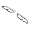 2PCS Exhaust Muffler Tail Pipe Cover Left Right Decorative Tail
