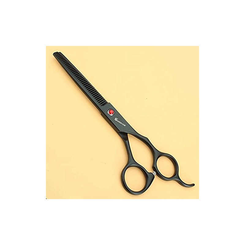 7 Inch Black Hair Thinning Scissors Barber Hair Cutting Scissors Salon