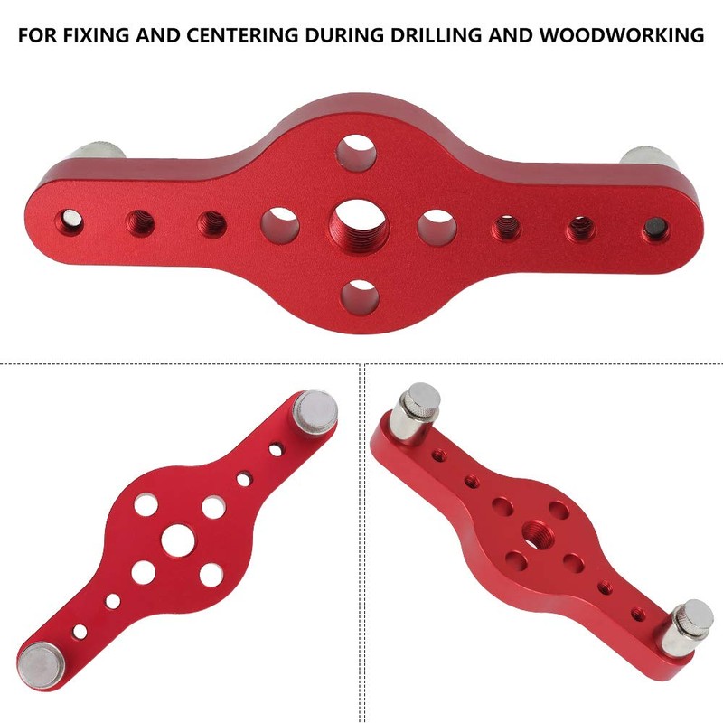Vertical Pocket Jig Hole Woodworking Doweling Jig Kit Self Centering
