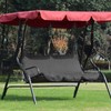 Swing Cushion, Multiple Colour Swing Waterproof Cushion Replacement 3‑Seat Chair