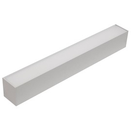 LEDOne Corp 2FT LED Linear Light Fixture 15-25W Selectable CCT 3500K-5000K Commercial Strip Light 3311 Lumens DLC Listed Warehouse Office