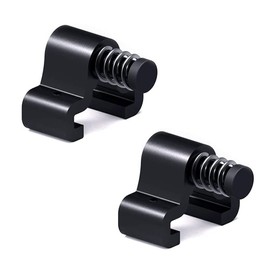CCJH Barn Door Stopper for 40mm Width Flat Barn Door Track, Adjustable Spring Door Stoppers 2 Pack