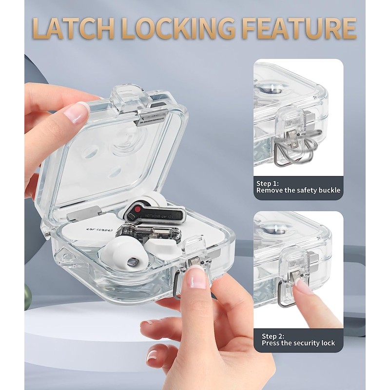 TPU Soft Clear Case with Keychain Lanyard Compatible with Nothing