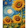 Sunflower Paint By Numbers Kit For Adults, Sunflowers Flower Adult