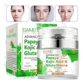 Crema Ácido Kójico Papaya Vitaminas Mejora Tono Piel Firme Mixta Día/noche