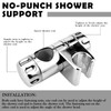 UPIQNG Slide Bar Shower Bracket Shower Head Holder Adjustable Hand