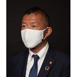 SERAO Mask, Set of 3, Washable Mask, Cotton Mask, Unisex, Cloth Mask, Non-stuffy, 3D Cutting, Elastic, Reusable, Pollen Protection, Splash Prevention, 38 Colors (White)