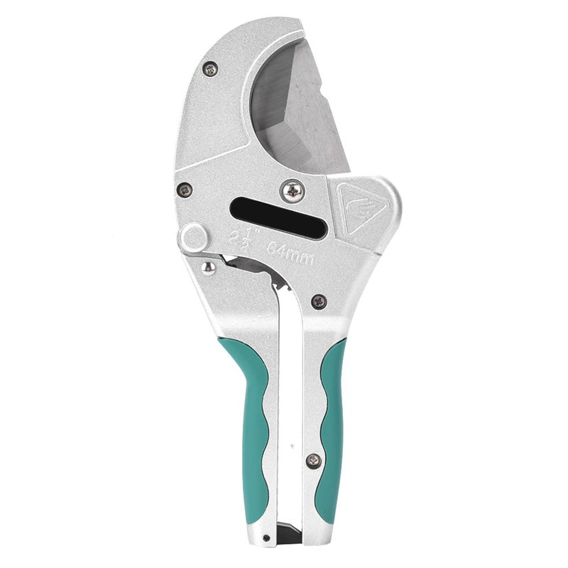 Pipe Cutter Ratcheting Plastic Pipe Tubing Cutter 2-1/2 in 64