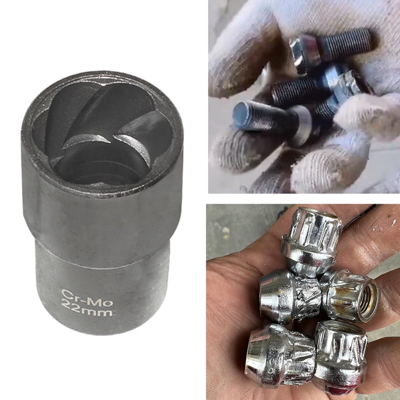 DPTOOL Lug Nut Remover Socket Set, Wheel Locking Stripped Nut