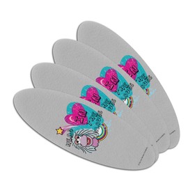Head in the Clouds Fraggle Rock Mokey Double-Sided Oval Nail File Emery Board Set 4 Pack