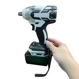 HelloAuto Impact Wrench, 20V Brushless 3/8 inch, Electric Impact Driver with 3.0Ah Battery & Charger, Variable Speeds, 12 Sockets for Car Repair, Home DIY