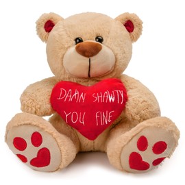 CaseTank Valentines Day Gifts for Her Girlfriend Wife Mom Fiancée Kids,Valentines Gifts for Women,Valentine's Day Teddy Bear - 10 Inches,Funny Cute Stuffed Animal Plush Present for Birthday (03)