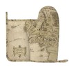 SEPTYK Middle Earth Map Pattern Oven Mitts and Pot Holders